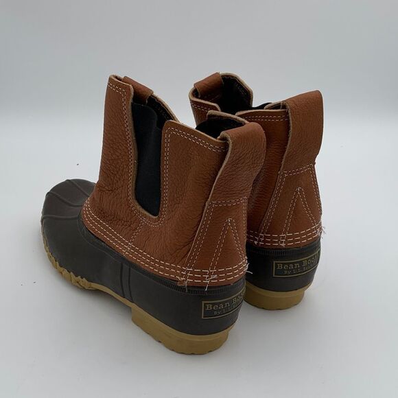 LL Bean Bean Boots rubber and leather duck boots - Picture 5 of 13